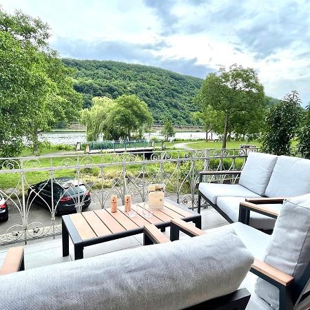 Direct Moselle View 200M² 4 Sz 10Pers Terrace Apartman Sankt Aldegund Kültér fotó
