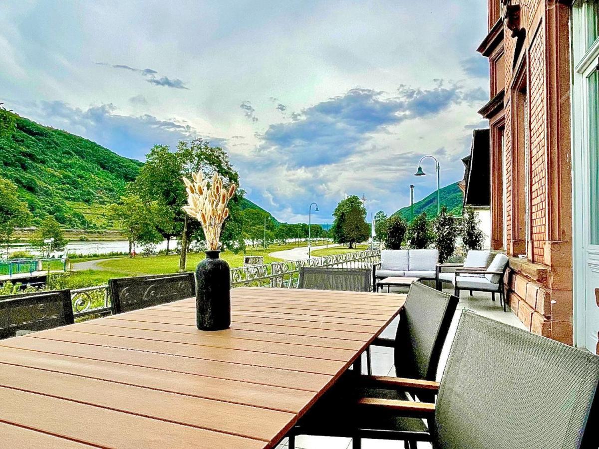 Direct Moselle View 200M² 4 Sz 10Pers Terrace Apartman Sankt Aldegund Kültér fotó